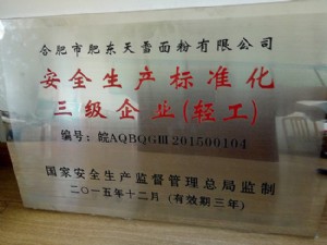 安全生產標準化三級企業